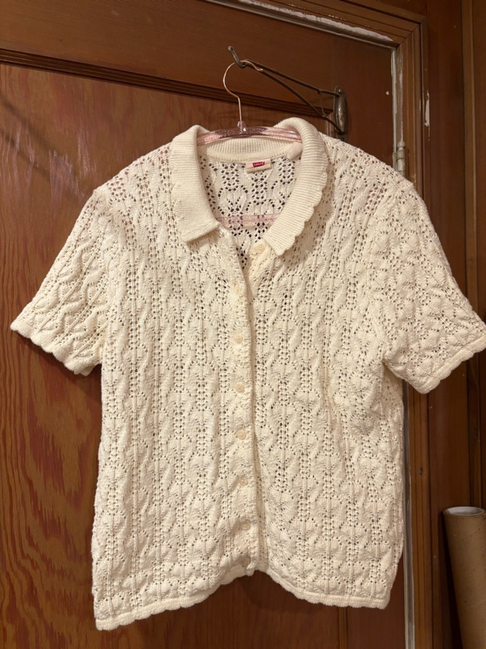 Levi’s polo collared short sleeve cardigan